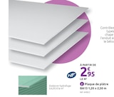 Mr.Bricolage Pamiers - Promo Plaque de plâtre BA13 Promo Plaque de plâtre BA13 à 2,95 € dans le catalogue Mr.Bricolage à Pamiers