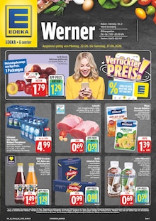 EDEKA Prospekt der Woche "Wir lieben Lebensmittel!" Seite 1, 22.06.2026 bis 27.06.2026 für Föritz Aktueller EDEKA Prospekt "Wir lieben Lebensmittel!" Seite 1 von 28 Seiten für Föritz
