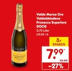 Schaumwein im Netto Marken-Discount Prospekt Marca Oro Valdobbiadene Prosecco Superiore DOCG von Valdo im aktuellen Netto Marken-Discount Prospekt für 7,99 €