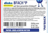8FACH °P von PAYBACK im aktuellen diska Prospekt für 