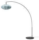 Standleuchte, bogenförmig türkis/schwarz von REGNSKUR / SKAFTET im aktuellen IKEA Prospekt