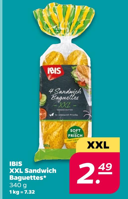 XXL Sandwich Baguettes