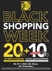 Aktueller BRAUN Möbel-Center Möbel & Einrichtung Prospekt in Donaueschingen und Umgebung, "BLACK SHOPPING WEEK" mit 6 Seiten, 19.11.2025 - 29.11.2025