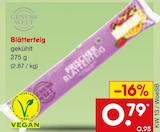 Blätterteig von Genuss Welt im aktuellen Netto Marken-Discount Prospekt für 0,79 €