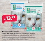 Aktuelles Leicht-Katzenstreu mit und ohne Frischeduft Angebot bei Kiebitzmarkt in Cottbus ab 13,99 €