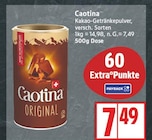 Kakao-Getränkepulver von Caotina für 7,49 € bei EDEKA im Angebot Kakao-Getränkepulver von Caotina im aktuellen EDEKA Prospekt