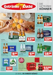 Aktueller Getränke Oase Prospekt mit Bier, "Aktuelle Angebote", Seite 1