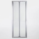Porte de douche pliante "Onega" 2 volets l. 90 cm en verre transparent - Brico Dépôt à Cambrai Porte de douche pliante "Onega" 2 volets l. 90 cm en verre transparent en promo chez Brico Dépôt Cambrai à 199,00 €