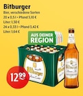 Bier im Angebot bei Getränke Hoffmann in Dinslaken Bier Angebote von Bitburger bei Getränke Hoffmann Dinslaken für 12,99 €