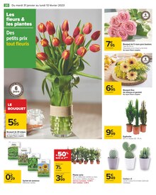 Promo Bouquet De Fleurs dans le catalogue Carrefour du moment à la page 20