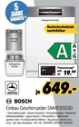 Einbau-Geschirrspüler SMI4EBS03D im Angebot bei MEDIMAX in Oranienburg Einbau-Geschirrspüler SMI4EBS03D Angebote von BOSCH bei MEDIMAX Oranienburg für 649,00 €