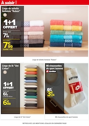 Offre Chaussettes dans le catalogue Carrefour du moment à la page 54
