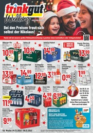 Trinkgut Prospekt für Ahaus mit 12 Seiten Trinkgut Prospekt für Ahaus: "Aktuelle Angebote", 12 Seiten, 04.12.2023 - 09.12.2023
