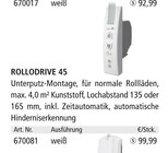 Rollläden Funk-Rohrmotoren Angebote bei Holz Possling Potsdam für 99,99 €
