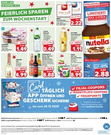 Nutella im Kaufland Prospekt "KNÜLLER" mit 36 Seiten (Monheim (Rhein))