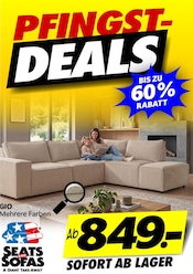 Aktueller Seats and Sofas Möbel & Einrichtung Prospekt in Biebergemünd und Umgebung, "PFINGST DEALS" mit 1 Seite, 17.05.2026 - 25.05.2026