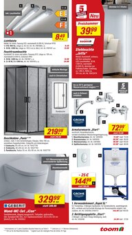 Runddusche im toom Baumarkt Prospekt "Respekt, wer's selber macht." mit 18 Seiten (Hamm)