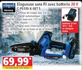 Promo Elagueuse sans fil avec batterie 20V C-PS100-X-SET S à 69,99 € dans le catalogue Norma à Strasbourg