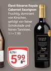 Élevé Reserve Royale Cabernet Sauvignon im Angebot bei GLOBUS in Hanau Élevé Reserve Royale Cabernet Sauvignon Angebote bei GLOBUS Hanau für 5,99 €
