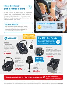 Kindersitz im aktuellen BabyOne Prospekt (Mönchengladbach) Kindersitz im BabyOne Prospekt "Alles für einen glücklichen Start" mit 20 Seiten (Mönchengladbach)