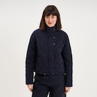 Veste matelassée taille ajustable bleu foncé femme - La Halle à Boulogne-Billancourt Veste matelassée taille ajustable bleu foncé femme en promo chez La Halle Boulogne-Billancourt à 27,99 €