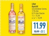 Lillet Rosé oder Lillet Blanc Angebote von Lillet bei diska Görlitz für 11,99 €