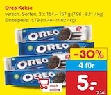 Kekse im Angebot bei Netto Marken-Discount in Kerpen Kekse Angebote von Oreo bei Netto Marken-Discount Kerpen für 1,79 €