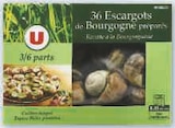 Escargots de Bourgogne Préparés Moyens Surgelés - U en promo chez Super U Clermont-Ferrand à 5,95 €