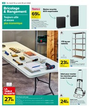 Promos Table Pliante dans le catalogue "Carrefour" de Carrefour à la page 40