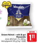 Mozzarella bei EDEKA im Tübingen Prospekt für 1,11 €