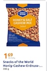 Honig-Cashew-Erdnuss von Snacks of the World für 1,69 € bei Action im Angebot Honig-Cashew-Erdnuss von Snacks of the World im aktuellen Action Prospekt