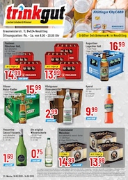 Aktueller Trinkgut Prospekt, "Aktuelle Angebote", mit Angeboten der Woche, gültig von 10.08.2026 bis 10.08.2026