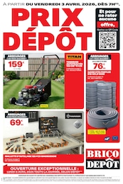 Catalogue Brico Dépôt à Saint-Félix-Lauragais, avec 16 pages Prospectus Brico Dépôt à Saint-Félix-Lauragais, "PRIX DÉPÔT", 16 pages, 03/04/2026 - 16/04/2026