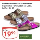 Damen-Pantolette oder -Zehentrenner im Angebot bei GLOBUS in Erfurt Damen-Pantolette oder -Zehentrenner Angebote von naturflex bei GLOBUS Erfurt für 19,99 €