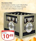 Bier Angebote von Warsteiner bei GLOBUS Wiesbaden für 10,49 €