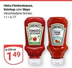 Ketchup Angebote von Heinz bei GLOBUS Gera für 1,49 €