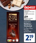 Edelbitter-Schokolade von Moser Roth im aktuellen ALDI SÜD Prospekt für 2,19 €