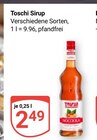Sirup Angebote von Toschi bei GLOBUS Wetzlar für 2,49 €