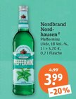 Pfefferminz Likör Angebote von Nordbrand Nordhausen bei tegut Mühlhausen für 3,99 €