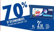 Lessive capsules ultimate - Carrefour Market à Paris Lessive capsules ultimate en promo chez Carrefour Market Paris à 2,88 €