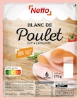 Blanc de poulet cuit à l'étouffée - Netto - Netto Blanc de poulet cuit à l'étouffée - Netto à 2,07 € dans le catalogue Netto
