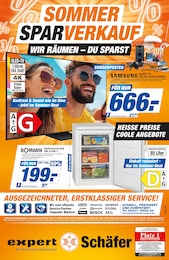 Aktueller expert Schäfer Prospekt, "SOMMER SPARVERKAUF: WIR RÄUMEN - DU SPARST", mit Angeboten der Woche, gültig von 16.08.2025 bis 16.08.2025