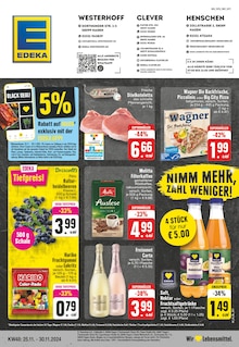 Schweinefleisch im EDEKA Prospekt "Aktuelle Angebote" mit 24 Seiten (Hagen (Stadt der FernUniversität))