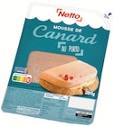 Mousse de Canard au Porto - NETTO en promo chez Netto Mousse de Canard au Porto - NETTO dans le catalogue Netto