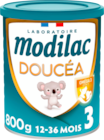 LAIT DOUCÉA CROISSANCE 3 MODILAC - MODILAC - Auchan Hypermarché à Saint-Nazaire LAIT DOUCÉA CROISSANCE 3 MODILAC - MODILAC en promo chez Auchan Hypermarché Saint-Nazaire à 8,81 €