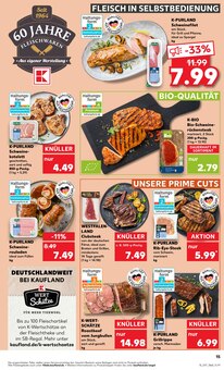 Steak im Kaufland Prospekt "Aktuelle Angebote" mit 44 Seiten (Paderborn)