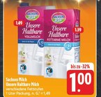 Unsere Haltbare Vollmilch im Angebot bei E center in Jena Unsere Haltbare Vollmilch Angebote von Sachsen Milch bei E center Jena für 1,00 €
