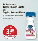 Polster Flecken-Bürste oder Teppich Flecken-Bürste von Dr. Beckmann im aktuellen V-Markt Prospekt für 3,49 €