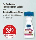Polster Flecken-Bürste oder Teppich Flecken-Bürste im V-Markt Prospekt Polster Flecken-Bürste oder Teppich Flecken-Bürste von Dr. Beckmann im aktuellen V-Markt Prospekt für 3,49 €
