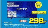 43 MUD 6001 Z Roku LED-TV Angebote von METZ bei EURONICS Arnsberg für 298,00 €